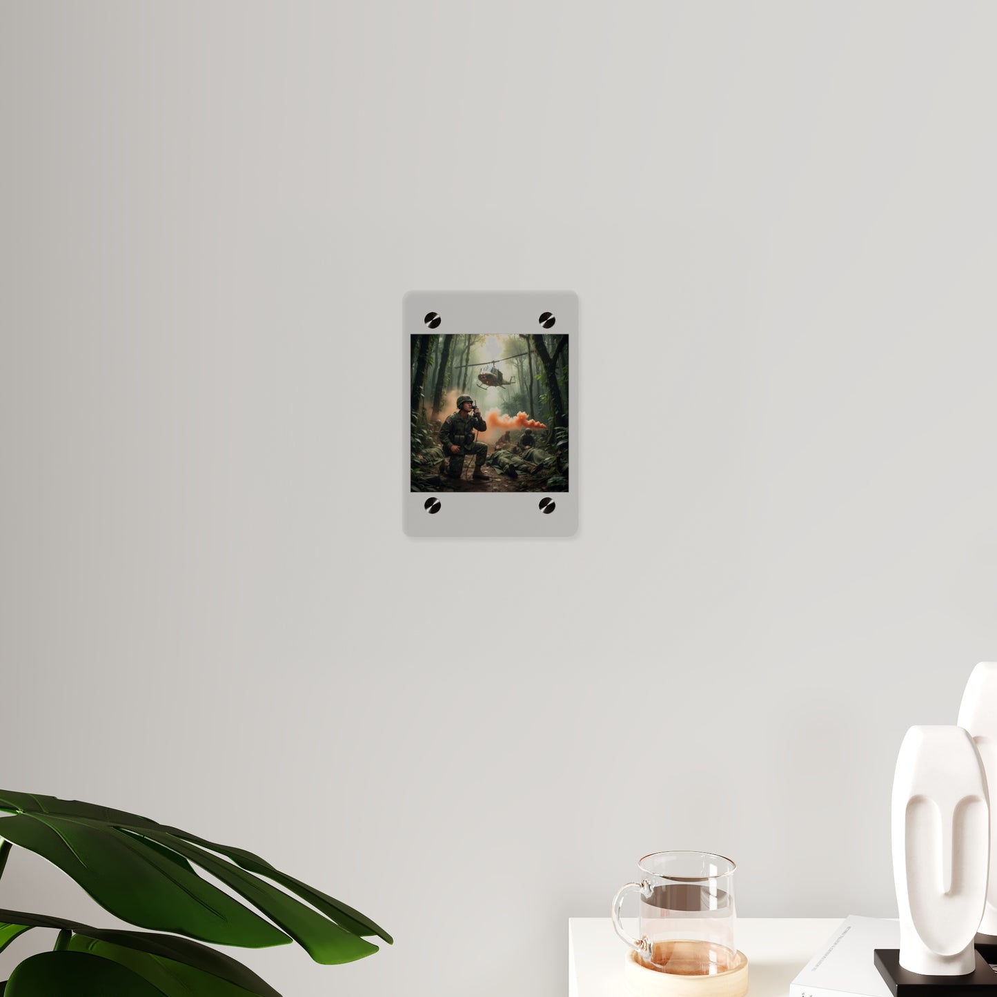 Acrylic Wall Art Panel - Medevac Request - Vietnam