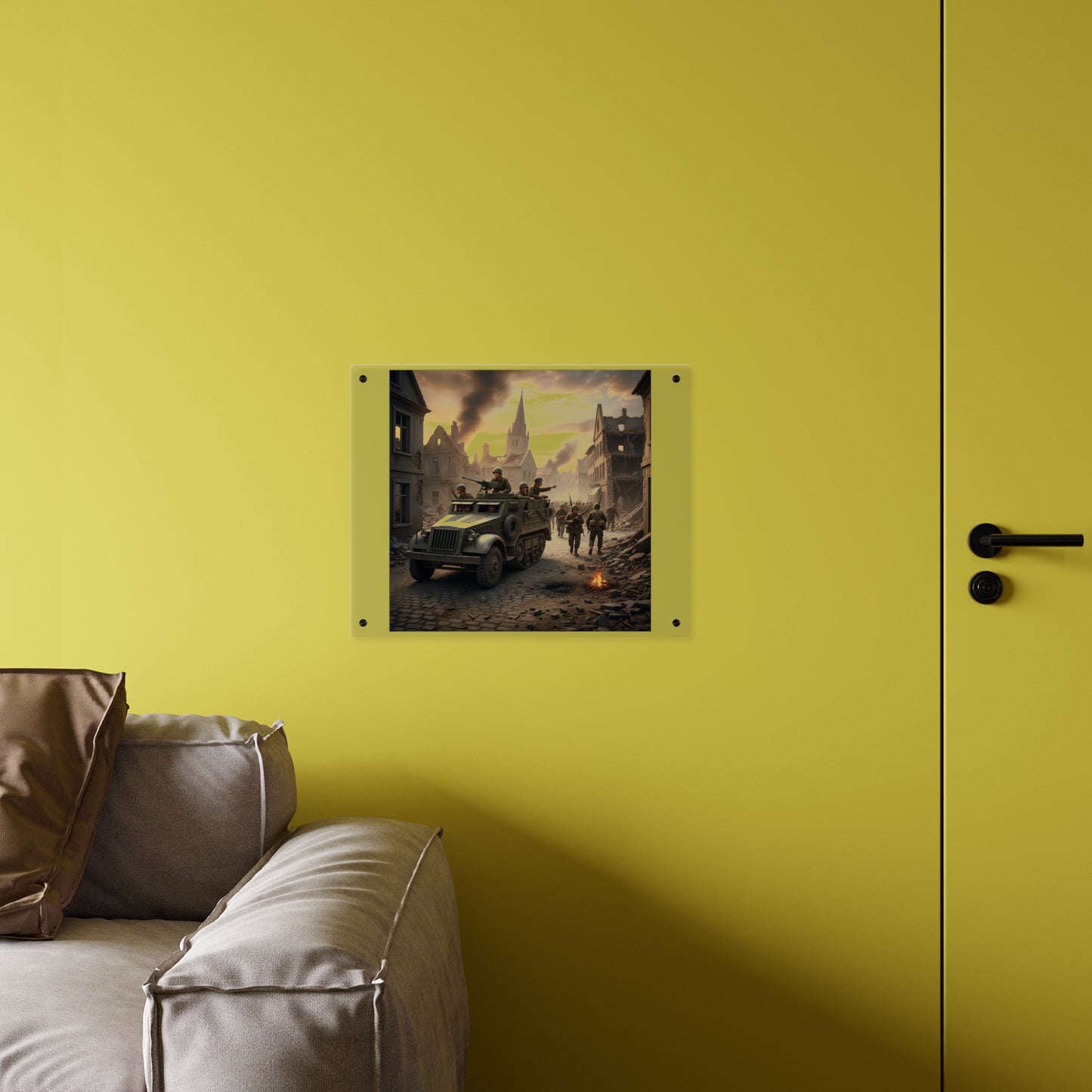 Acrylic Wall Art Panel - M3A1 Half-track