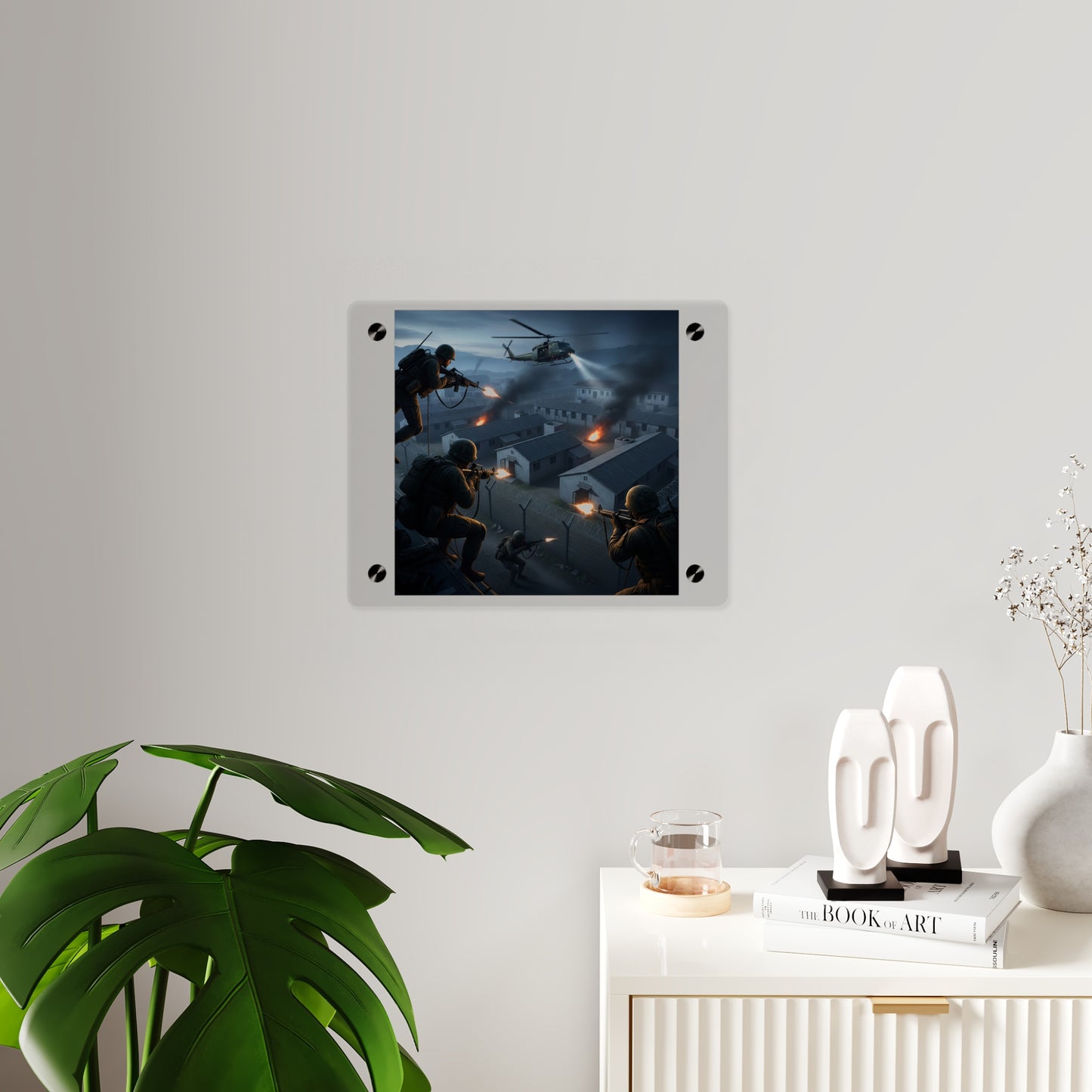 Acrylic Wall Art Panel - Son Tay Rescue during the Vietnam War