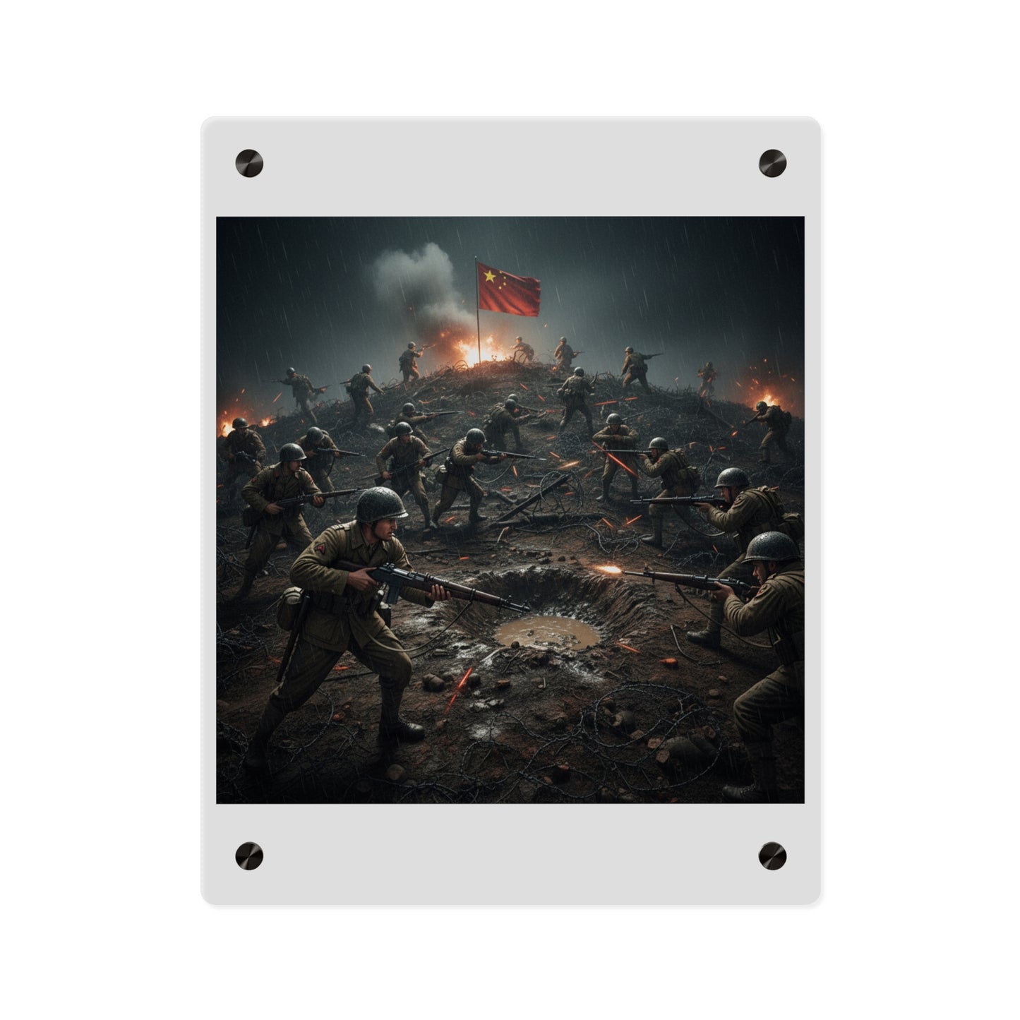 Acrylic Wall Art Panel - PorkChop Hill - Korean War