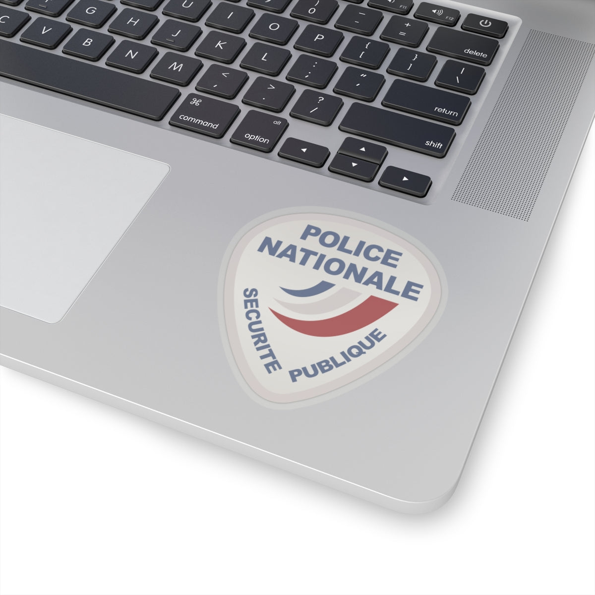 Kiss-Cut Stickers - Police Nationale France Police Patch Blanc