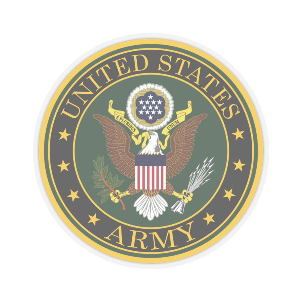 Kiss-Cut Stickers - US Army wo Txt