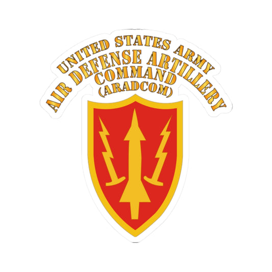 Kiss-Cut Stickers - SSI - United States Army Air Defense Artillery Command - ARADCOM X 300