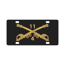 Load image into Gallery viewer, 4th Squadron, 11th Armored Cavalry Regiment Branch wo Txt X 300 Classic License Plate
