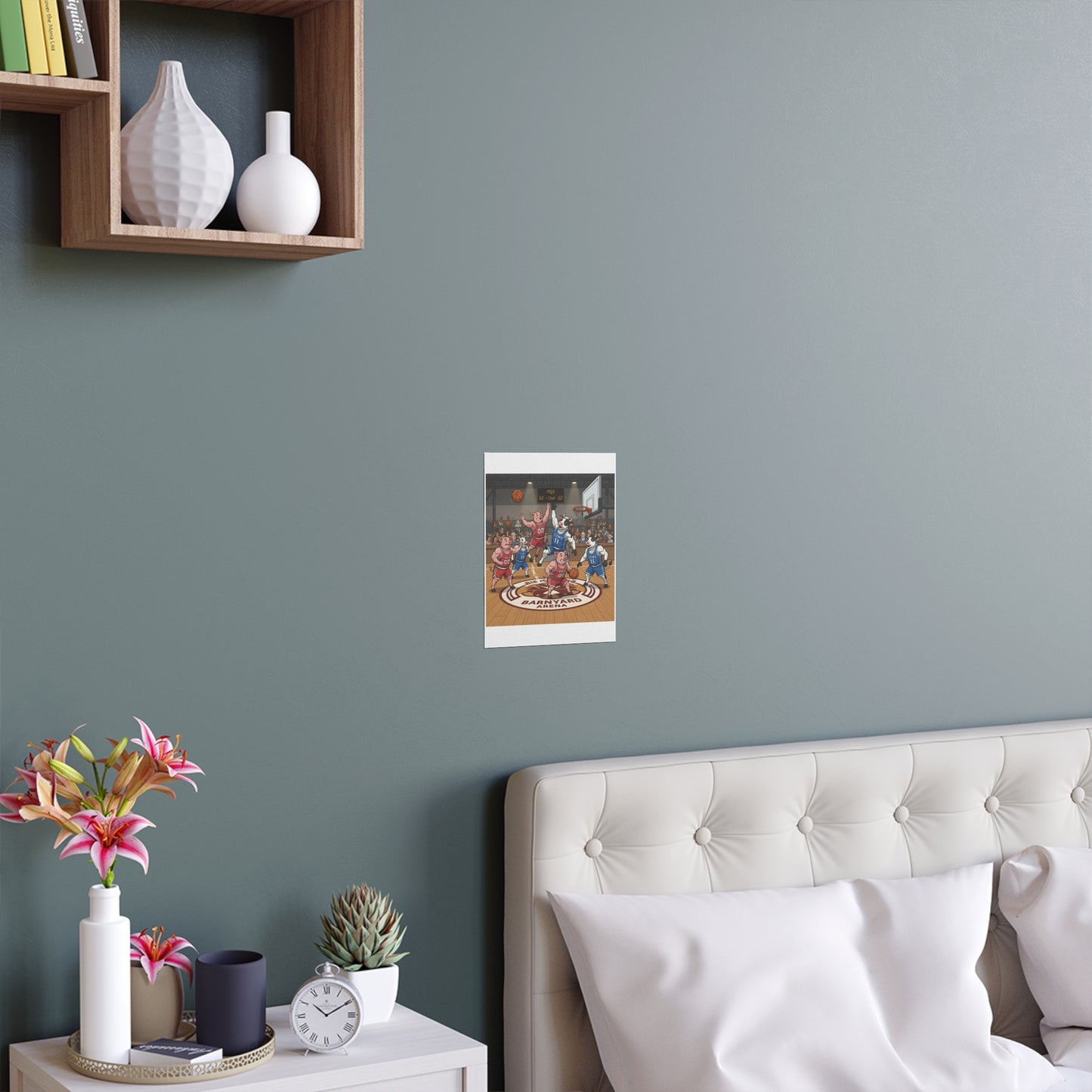 Indoor and Outdoor Silk Posters - Pigs vs Cows