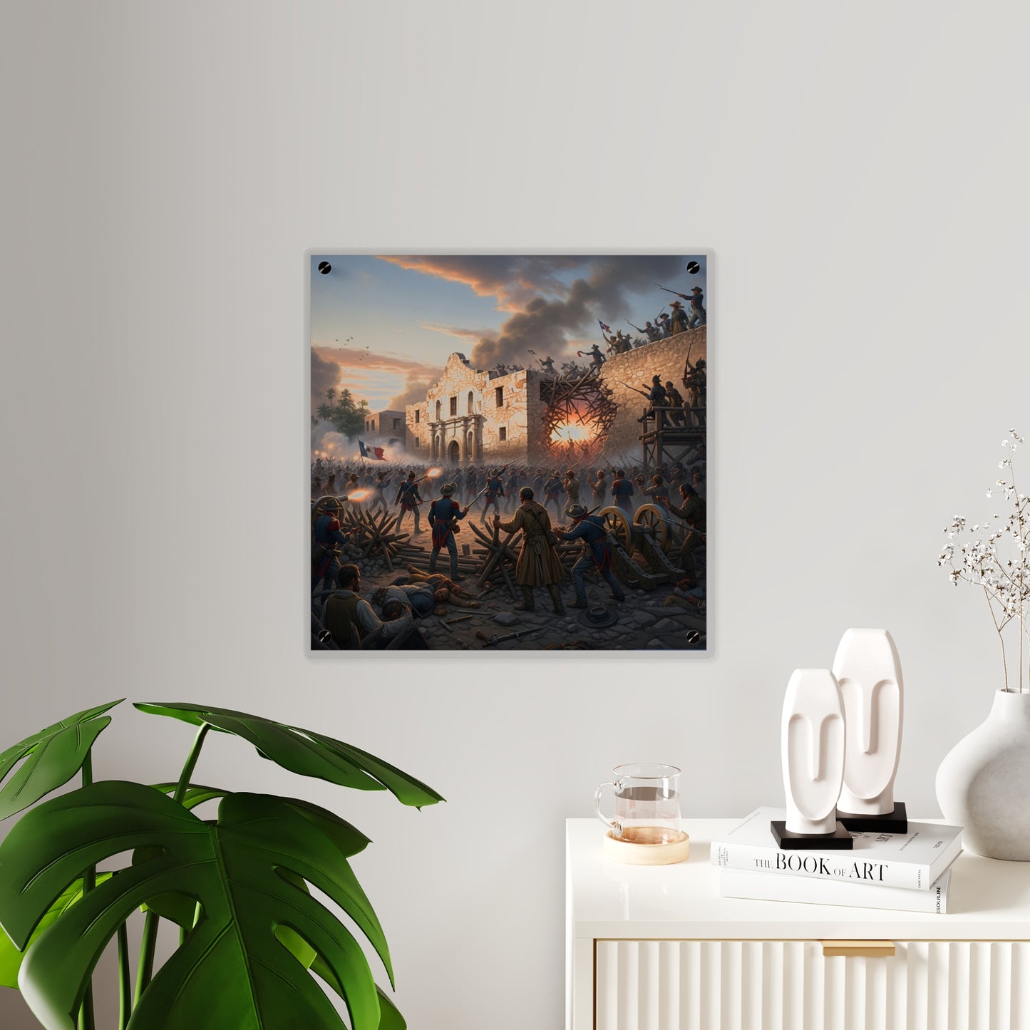 Acrylic Wall Art Panel - Battle of the Alamo