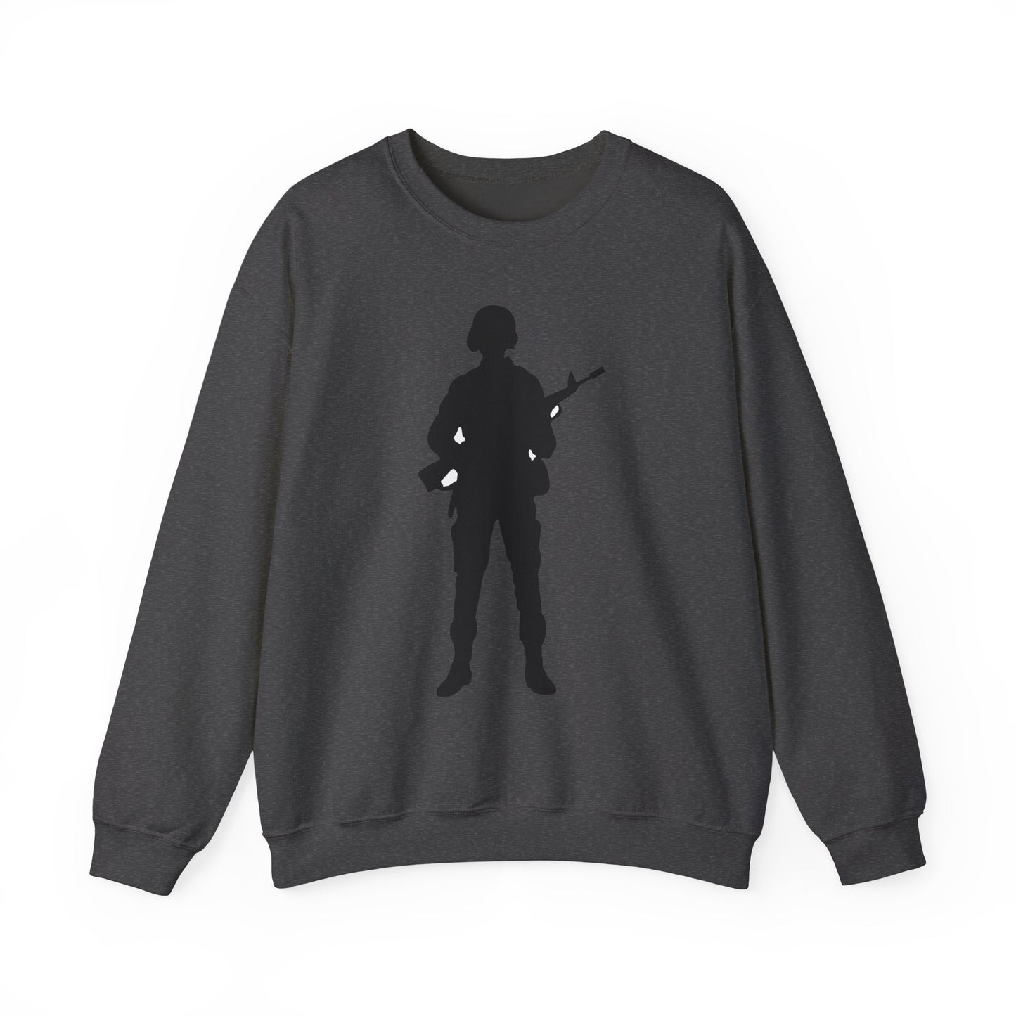 Crewneck Sweatshirt - Army - Soldier - Silhouette X 300