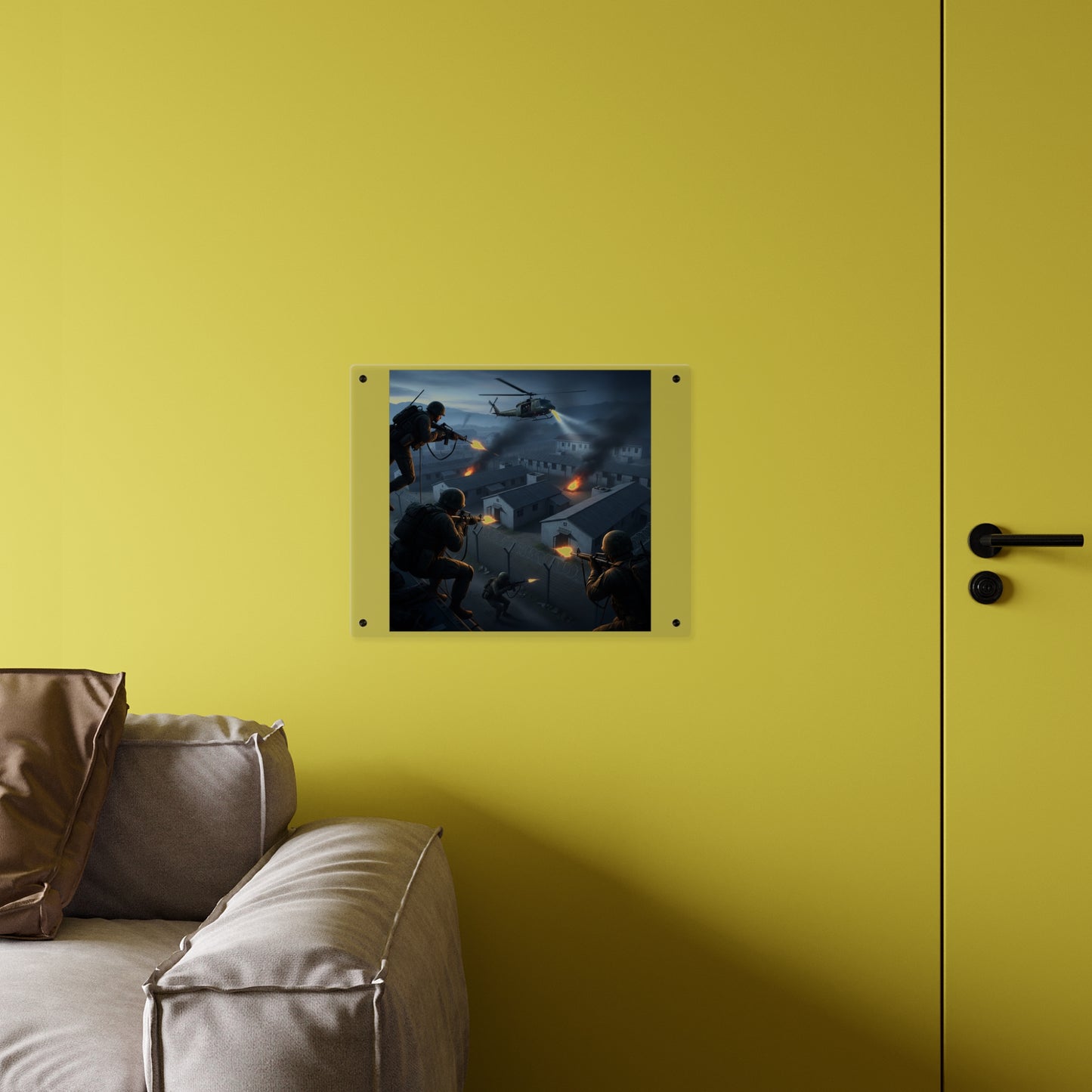 Acrylic Wall Art Panel - Son Tay Rescue during the Vietnam War