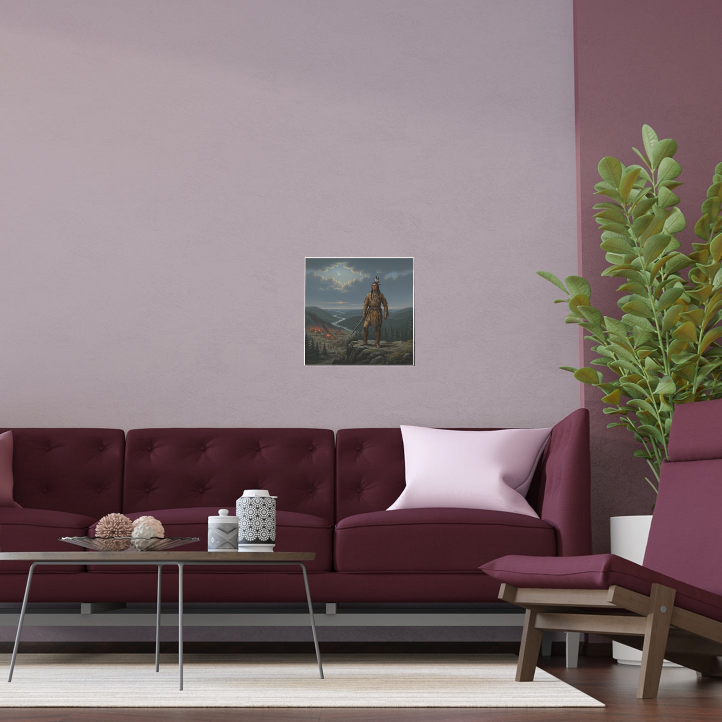 Indoor and Outdoor Silk Posters - The Last Mohican