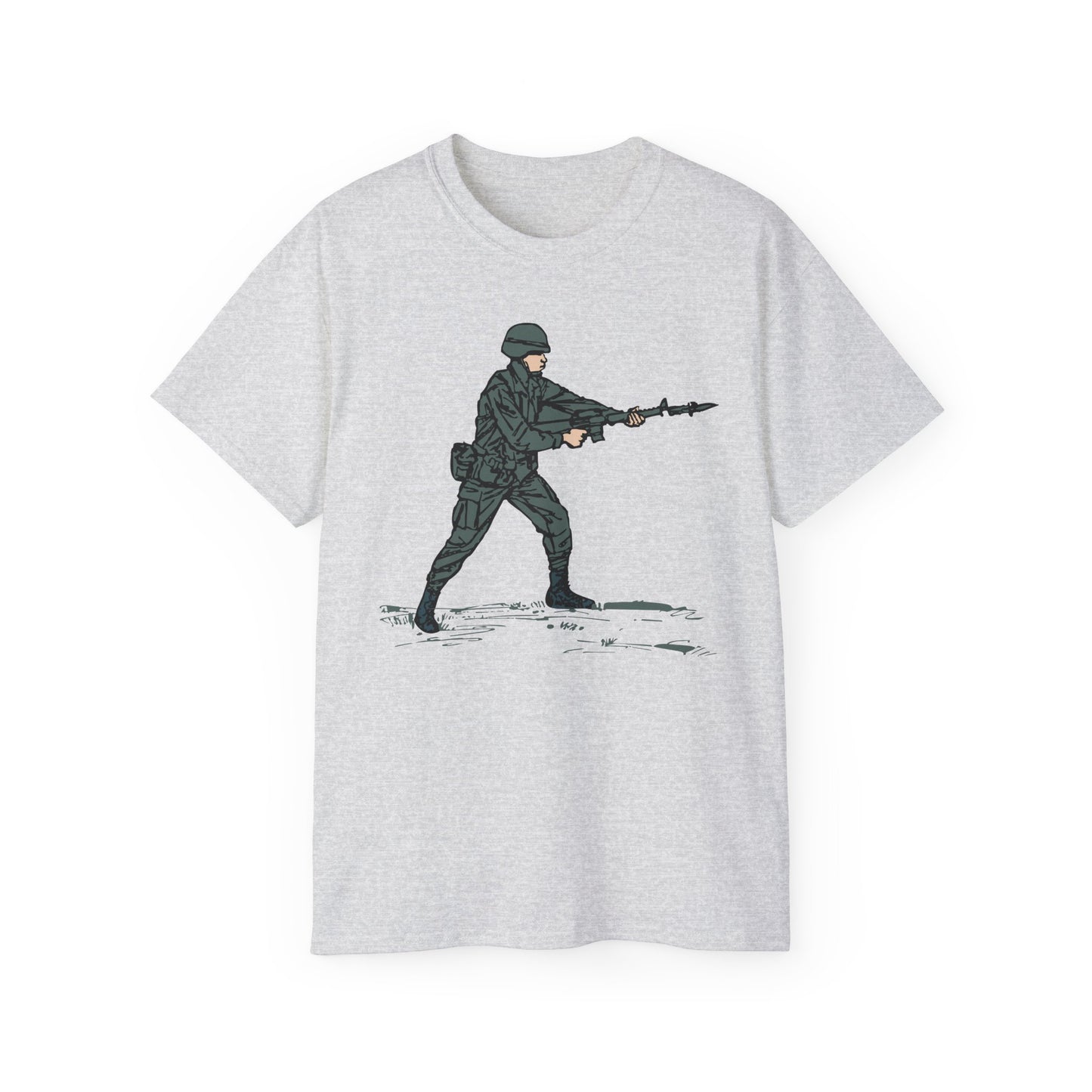 Unisex Ultra Cotton Tee - Bayonet Training-Modified Thrust X 300
