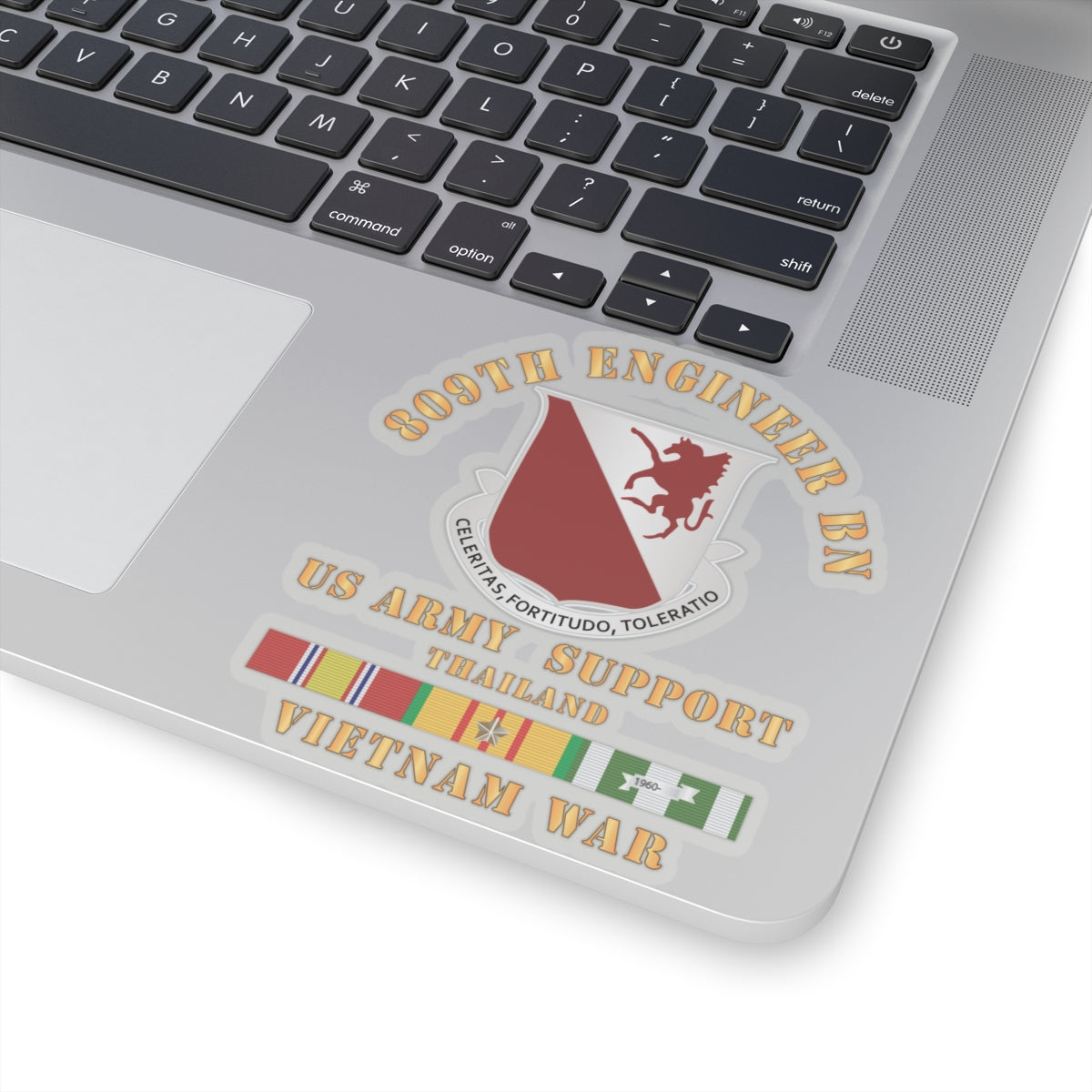 Kiss-Cut Stickers - 809th Engineer Bn - Thailand w VN SVC X 300