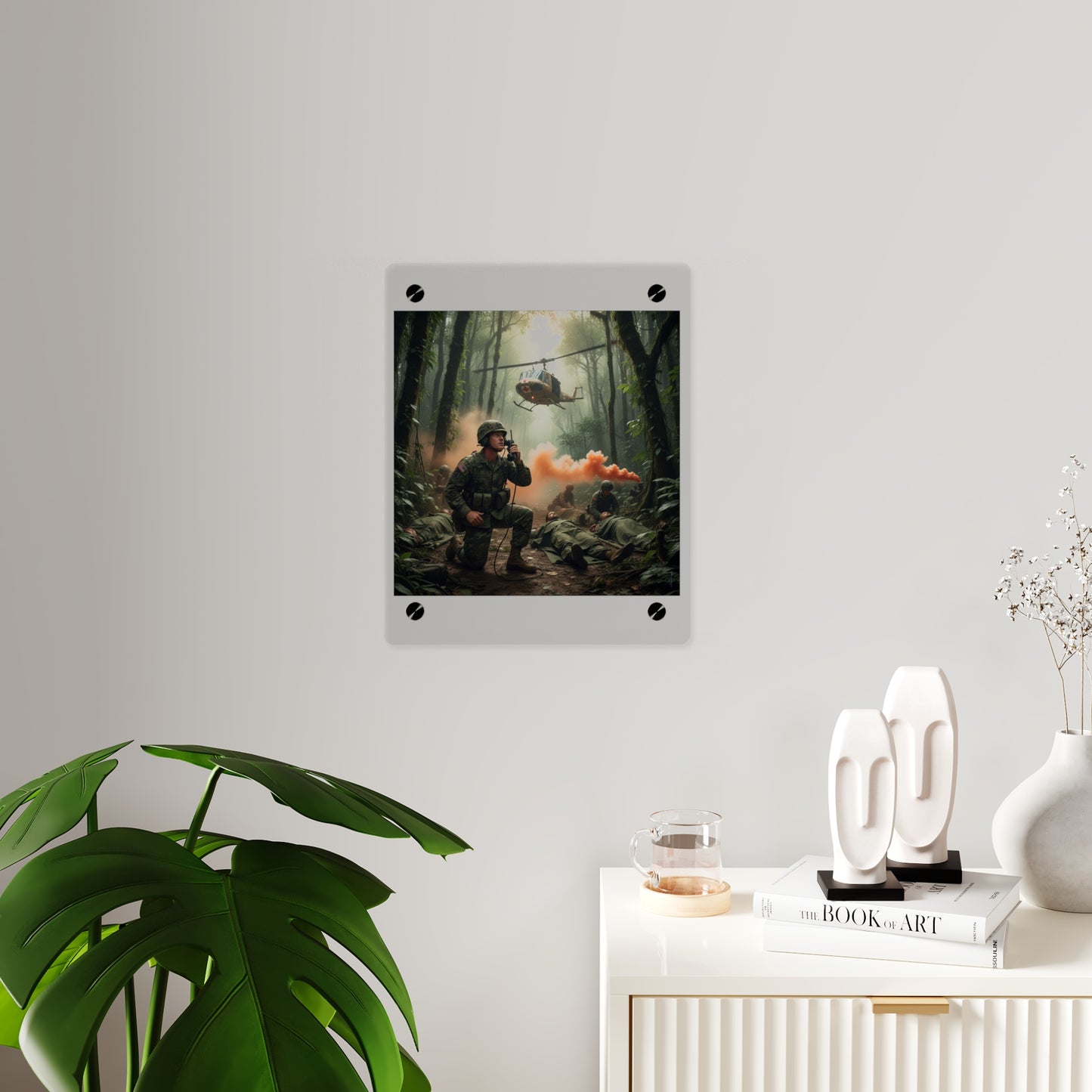 Acrylic Wall Art Panel - Medevac Request - Vietnam
