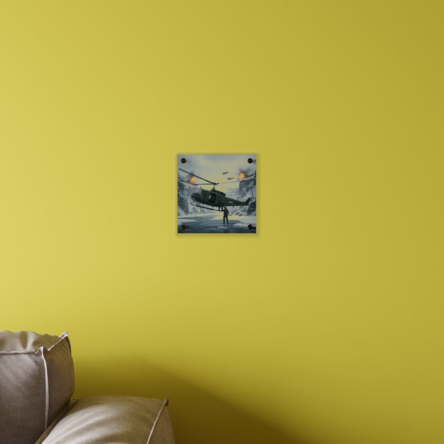 Acrylic Wall Art Panel - Rescue Mission from Majon-ni and Samdong-ni attack - Korean War