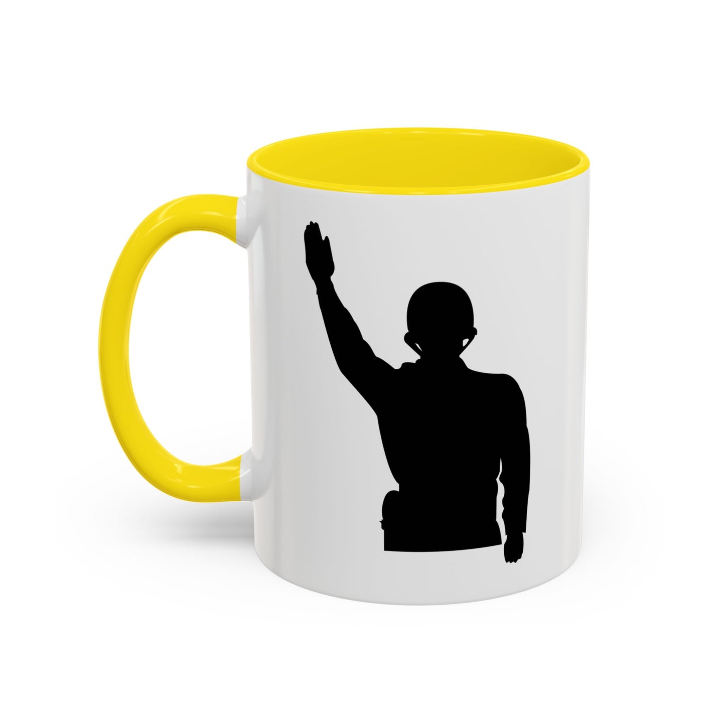 Accent Coffee Mug (11oz & 15oz) - Army - Soldier - Halt - Silhouette X 300