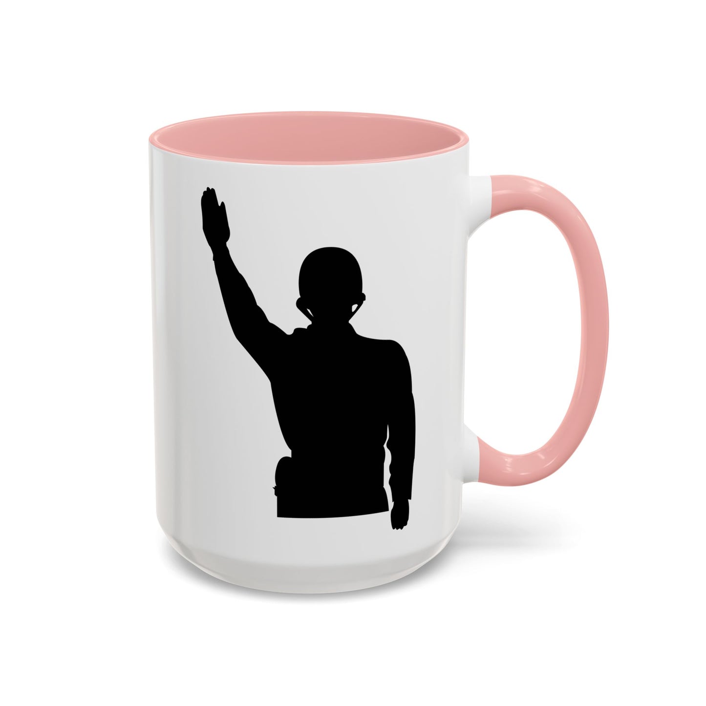 Accent Coffee Mug (11oz & 15oz) - Army - Soldier - Halt - Silhouette X 300