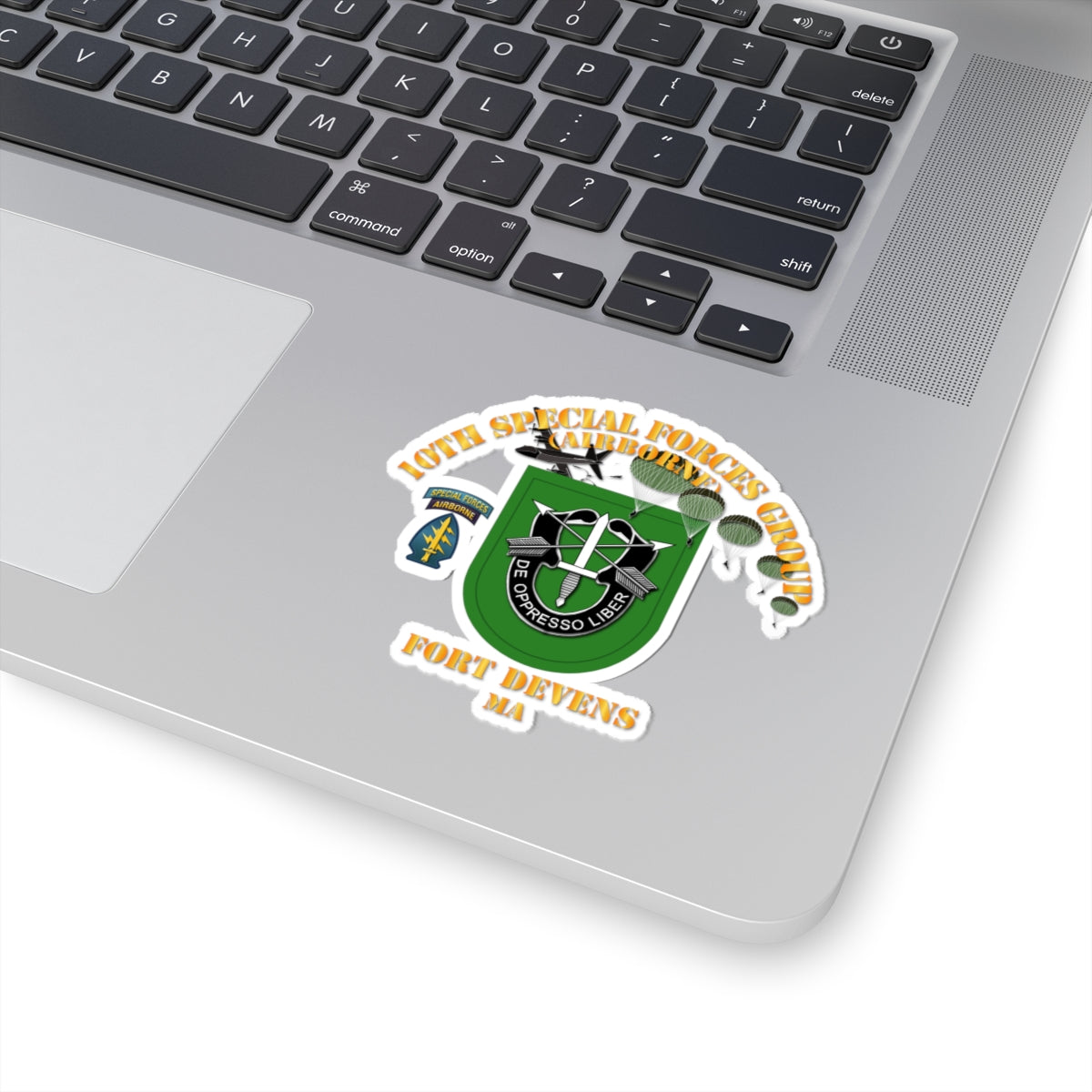 Kiss-Cut Stickers - SOF - 10th SFG - Ft Devens MA