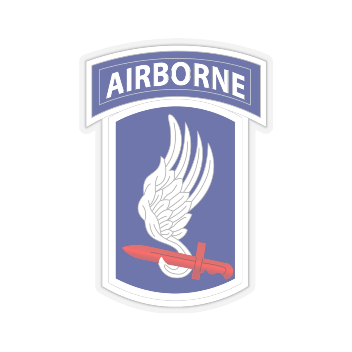 Kiss-Cut Stickers - SSI - 173rd Airborne Brigade wo Txt