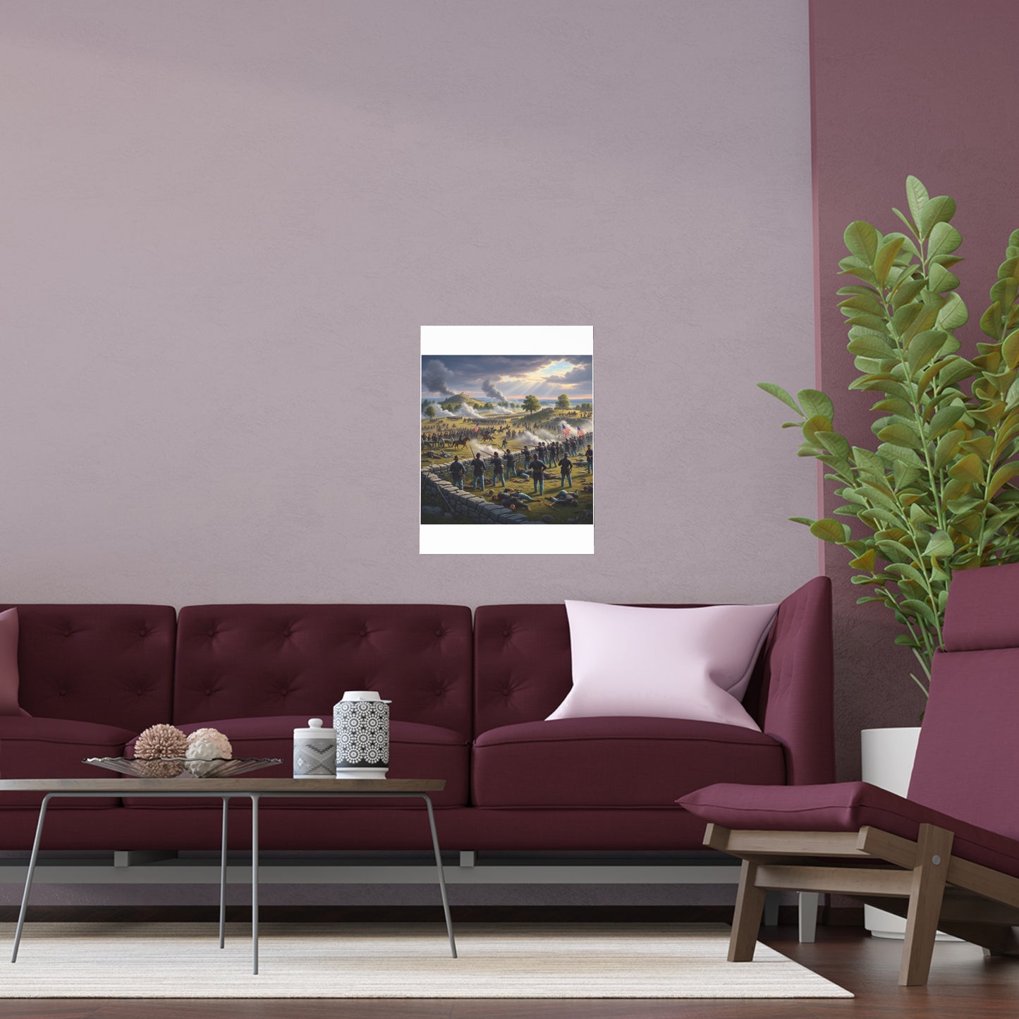 Indoor and Outdoor Silk Posters - Battle of Gettysburg