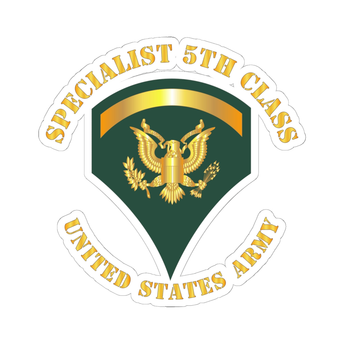 Kiss-Cut Stickers - Specialist 5th Class - SP5