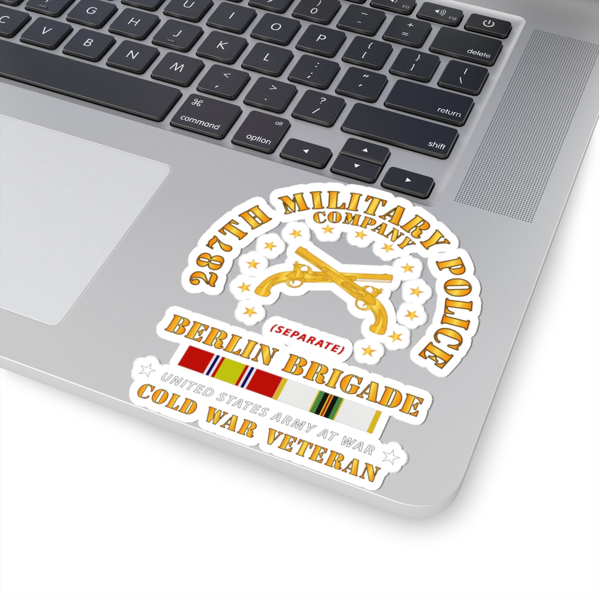 Kiss-Cut Stickers - 287th Military Police Company - Berlin Bde w COLD SVC