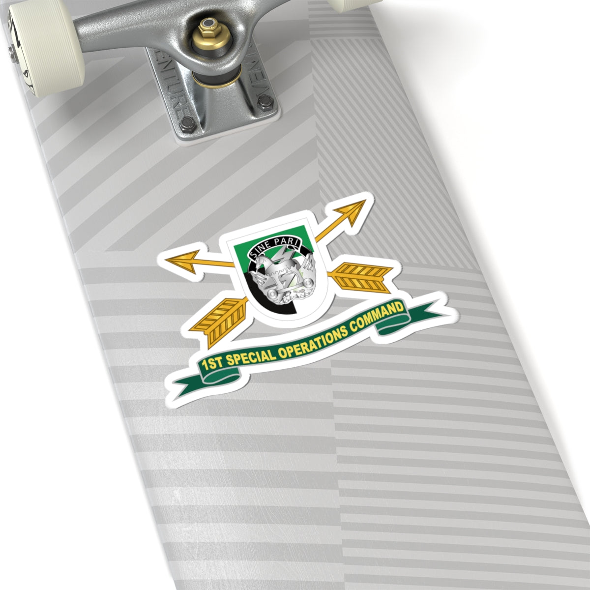 Kiss-Cut Stickers - 1st Special Operations Command (SOCOM) Flash w Br - Ribbon X 300