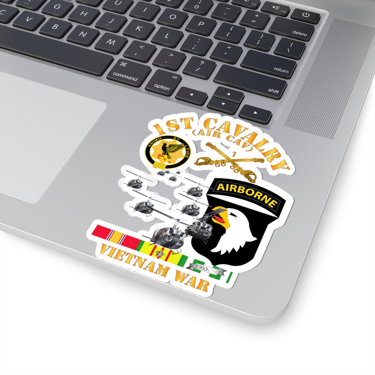 Kiss-Cut Stickers - 1st Cavalry (Air Cav) - 101st Airborne w SVC