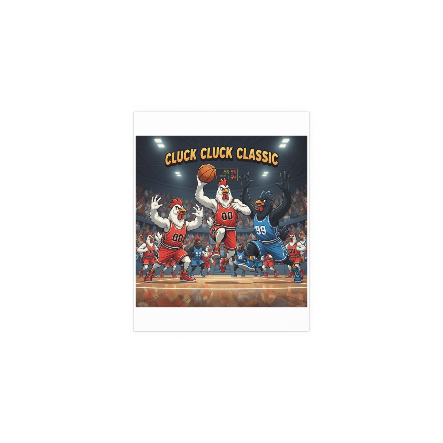 Indoor and Outdoor Silk Posters - Chicken Classic