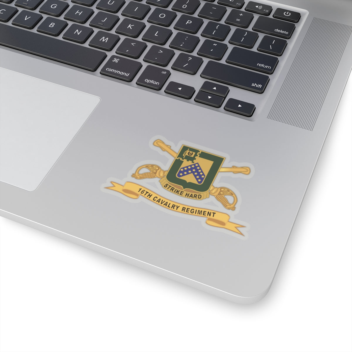 Kiss-Cut Stickers - 16th Cavalry Regiment w Br - Ribbon