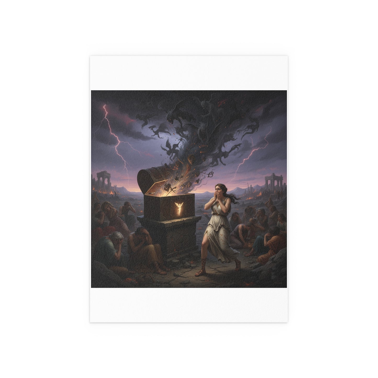 Indoor and Outdoor Silk Posters - Pandoras box