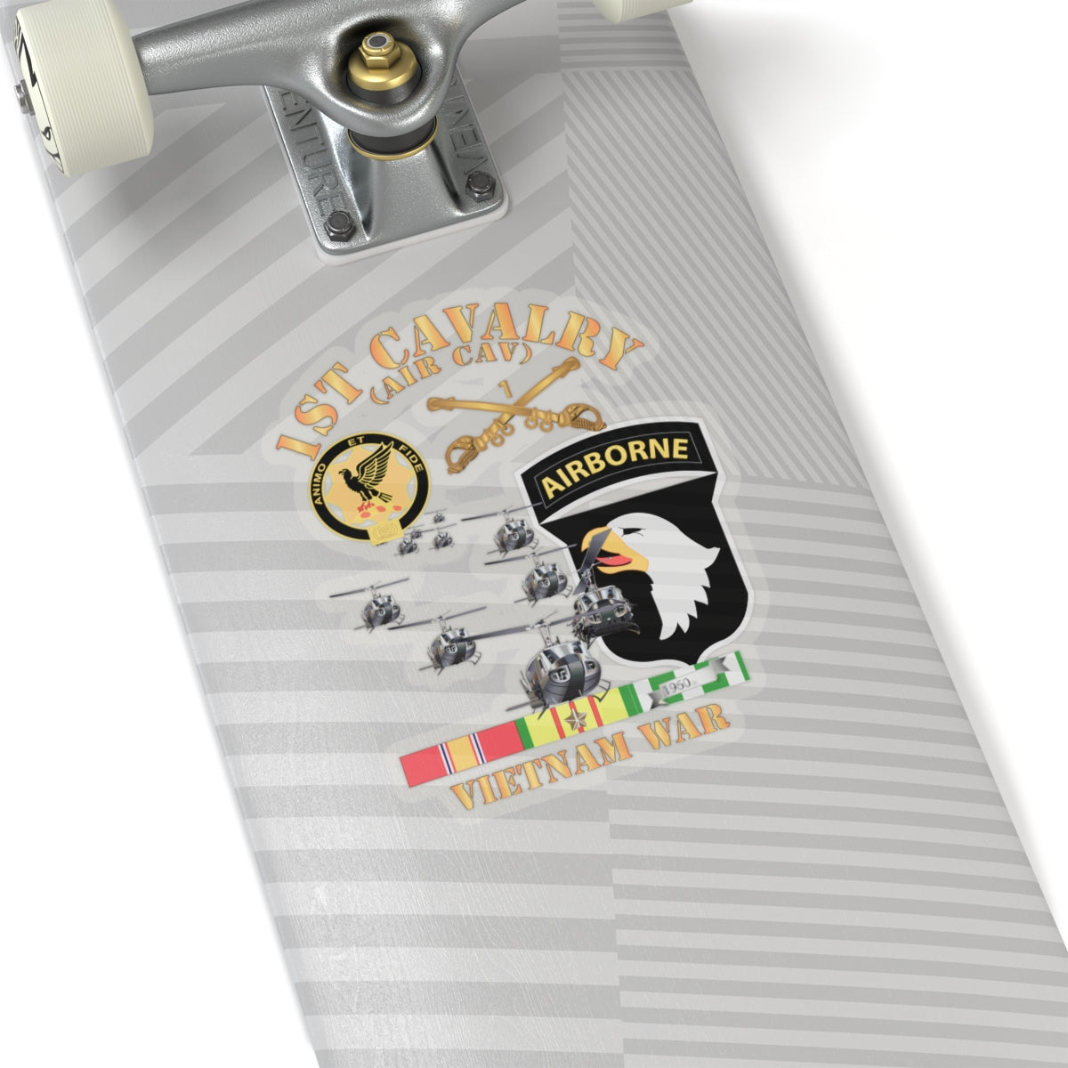 Kiss-Cut Stickers - 1st Cavalry (Air Cav) - 101st Airborne w SVC