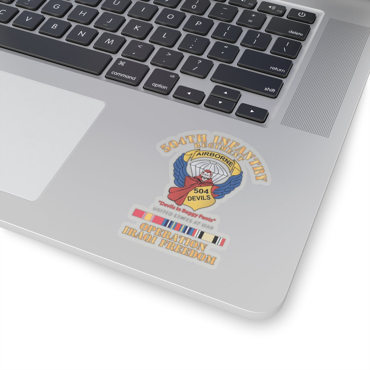 Kiss-Cut Stickers - 504th Infantry Regiment - Devils - OIF X 300