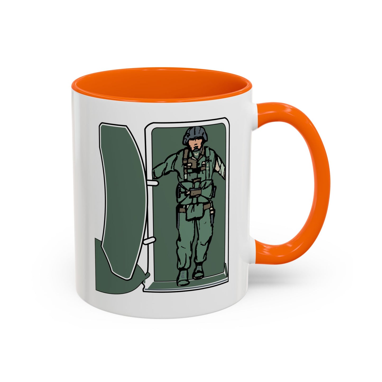 Accent Coffee Mug (11oz & 15oz) - Airborne - JM Door Check X 300
