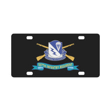 Load image into Gallery viewer, 507th Infantry Regiment - DUI w Br - Ribbon X 300 Classic License Plate
