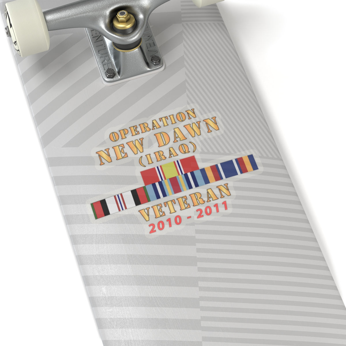 Kiss-Cut Stickers - Operation New Dawn Service Ribbon Bar w GWT - Iraq (2010 - 2011) X 300