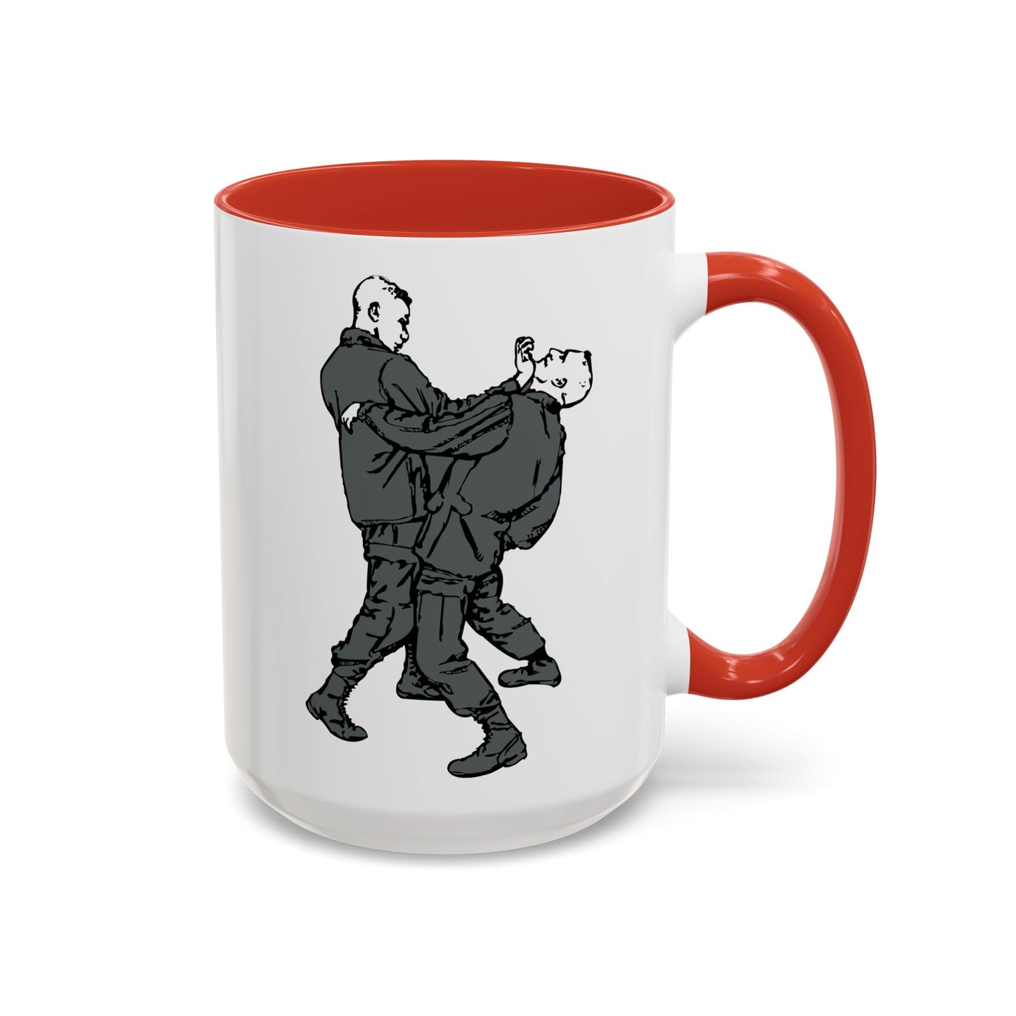 Accent Coffee Mug (11oz & 15oz) - Palm-Heel Strike to Chin X 300