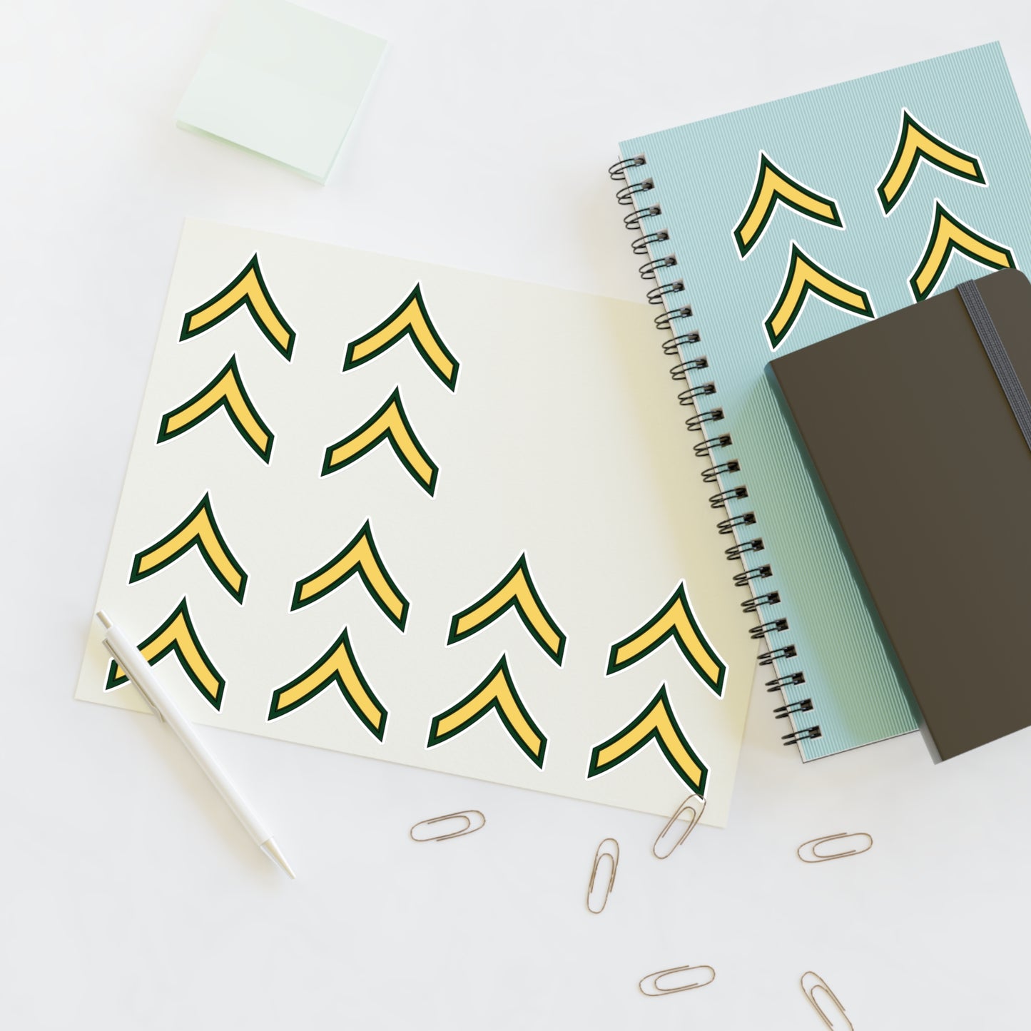 Military Sticker Sheets, Army Rank - Private E2. Army Stickers, Military Decals, Military Scrapbooking, Military Planner Accessories,