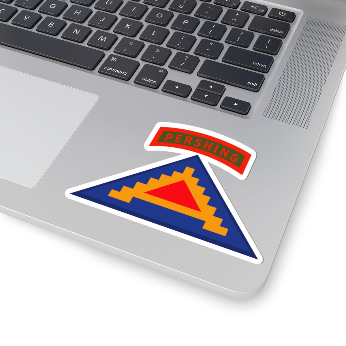 Kiss-Cut Stickers - 56th Artillery Brigade - 7th Army w Pershing Tab wo Txt