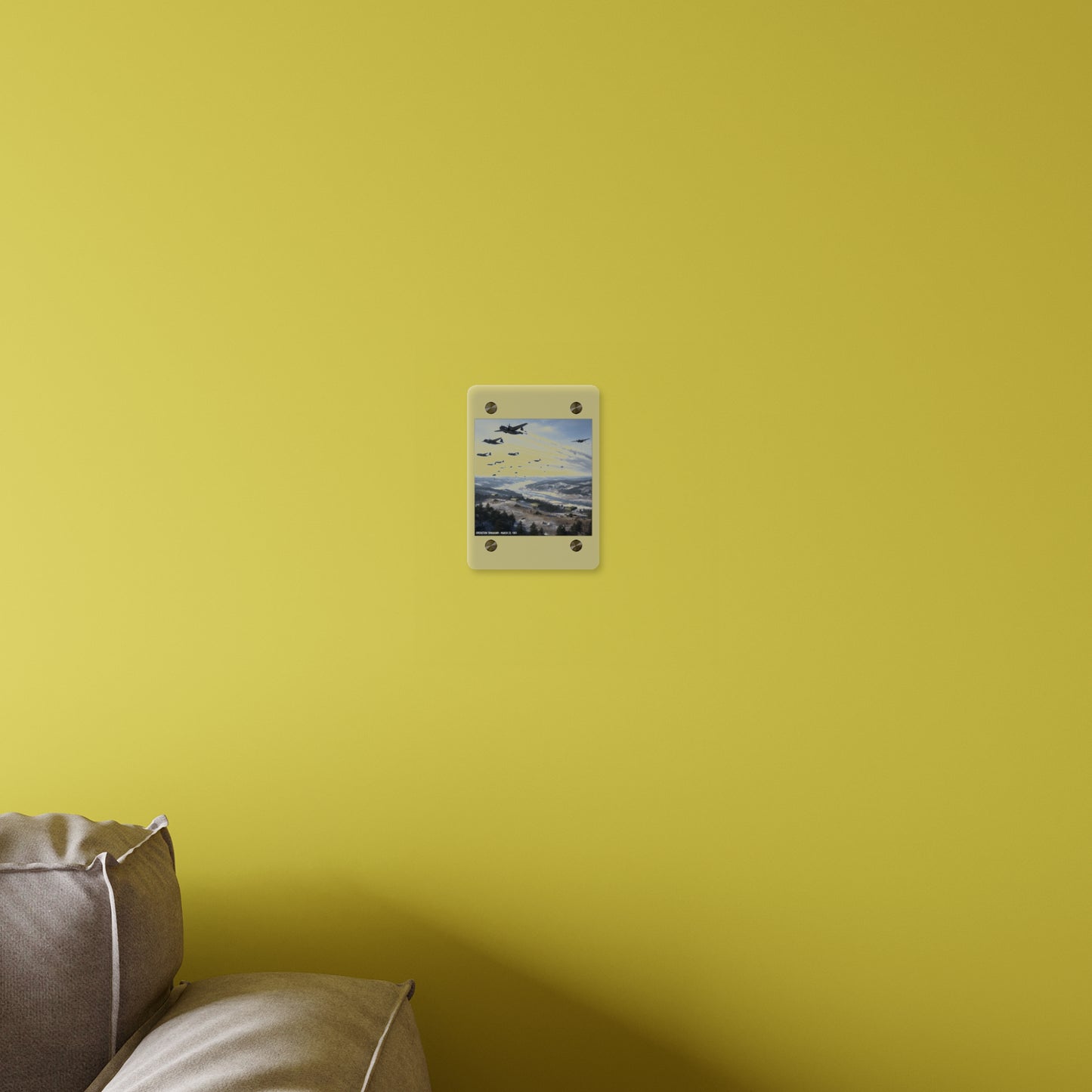 Acrylic Wall Art Panel - Operation Tomahawk - 187th Regimental Combat Team