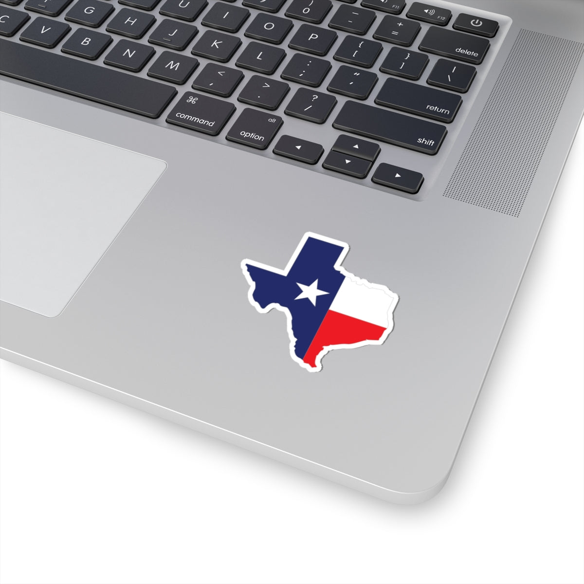 Kiss-Cut Stickers - Texas Map Overprint with Texas State Flag X 300