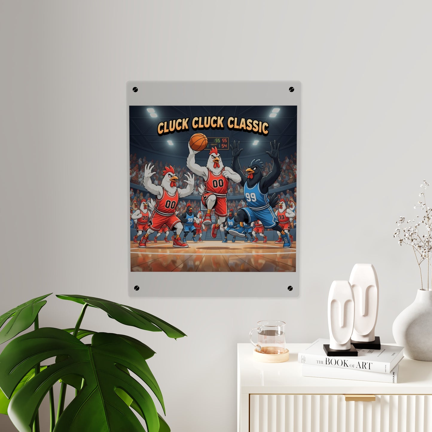 Acrylic Wall Art Panel - Chicken Classic