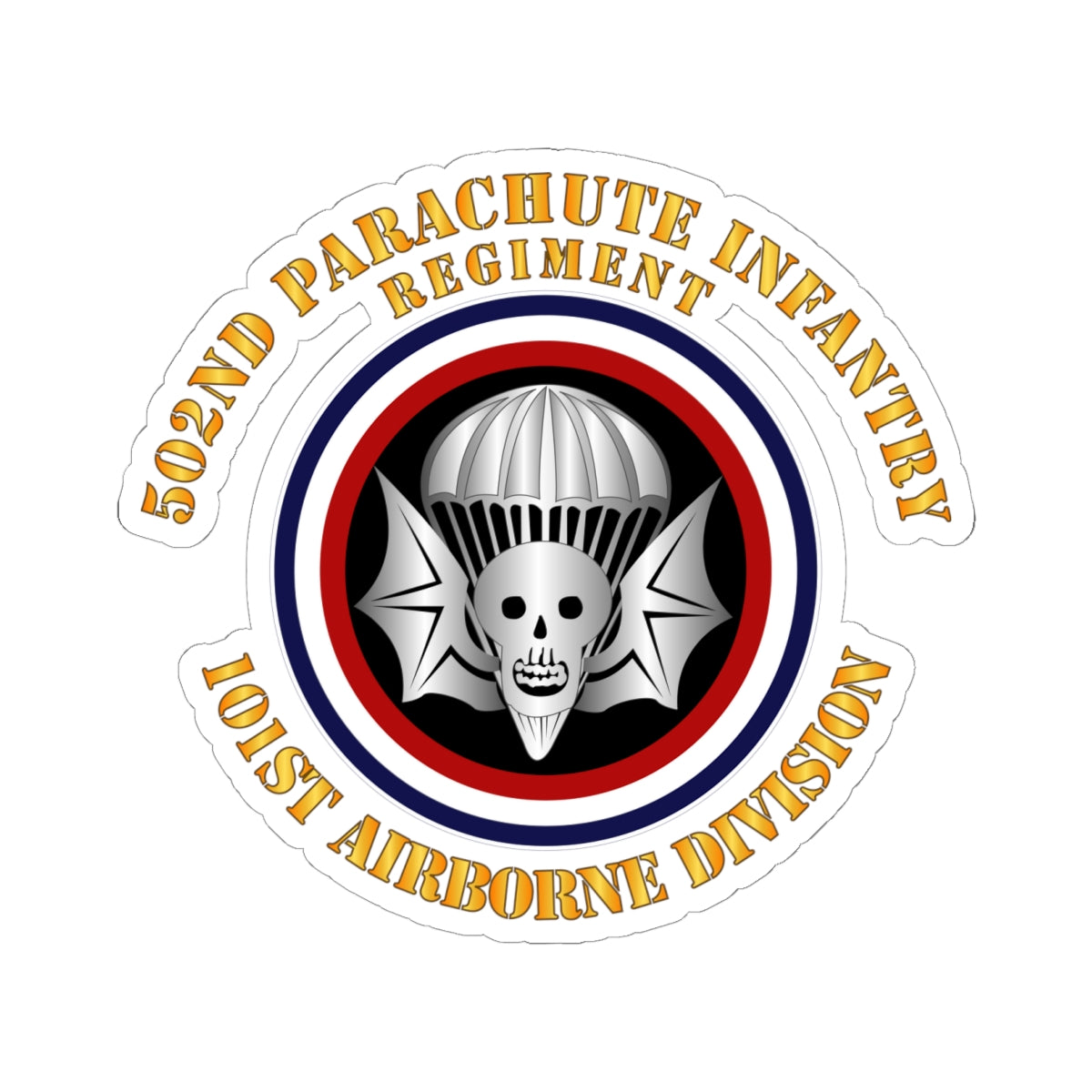 Kiss-Cut Stickers - 502nd PIR - 101st Airborne Division
