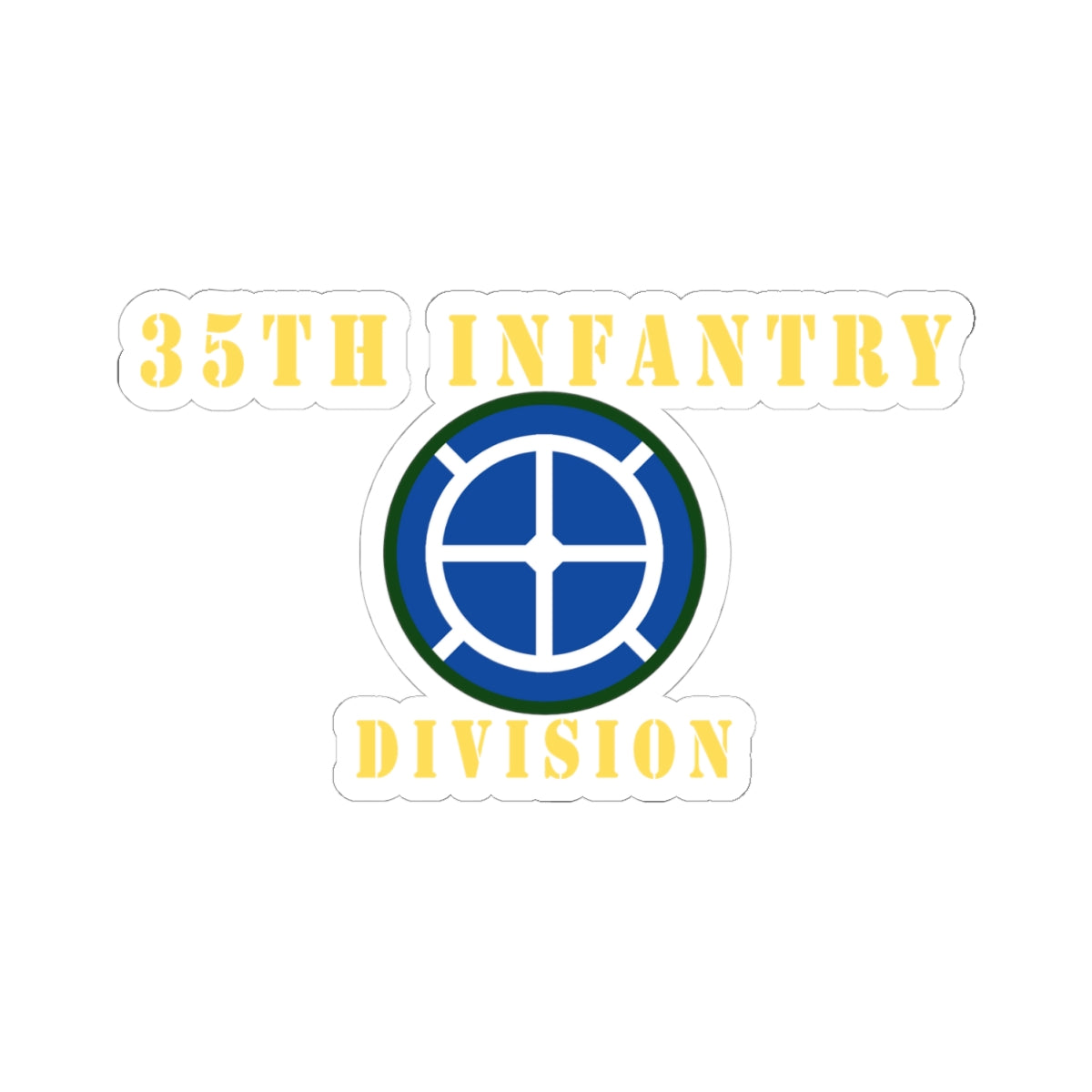 Kiss-Cut Stickers - 35th Infantry Division X 300