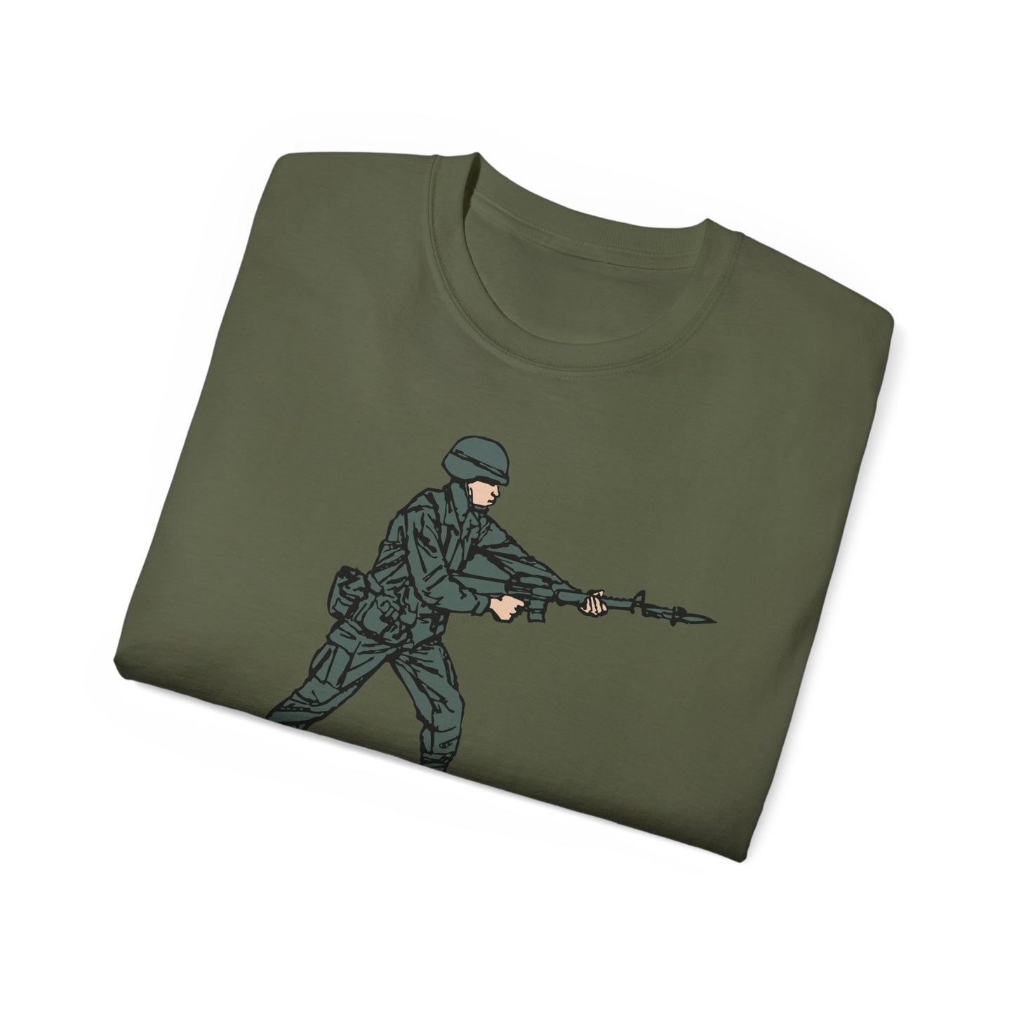 Unisex Ultra Cotton Tee - Bayonet Training-Modified Thrust X 300