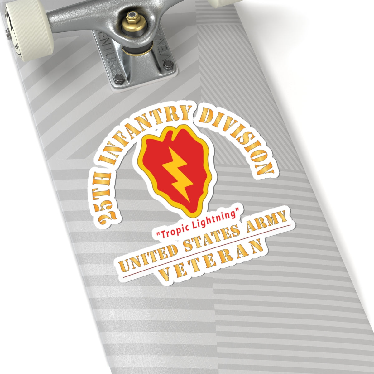 Kiss-Cut Stickers - SSI - 25th Infantry Division - Tropic Lightning - US Army Veteran X 300