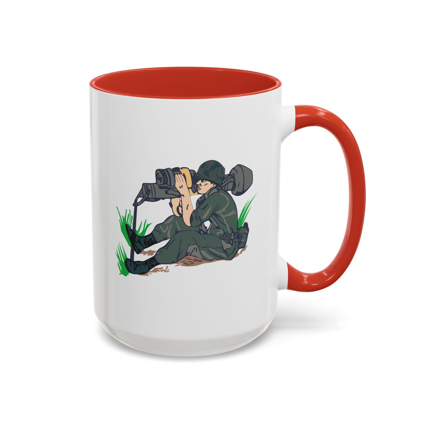 Accent Coffee Mug (11oz & 15oz) - Anti Armor M47 Dragon X 300