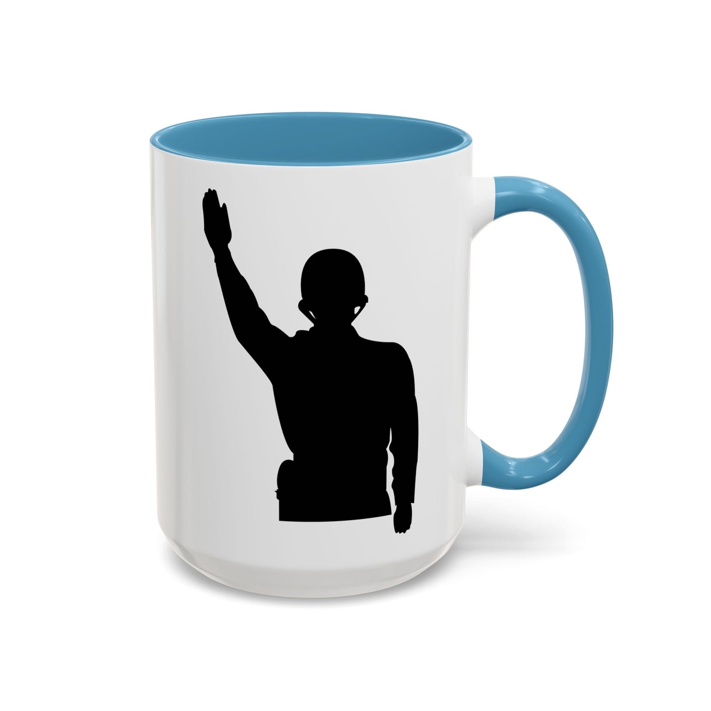 Accent Coffee Mug (11oz & 15oz) - Army - Soldier - Halt - Silhouette X 300