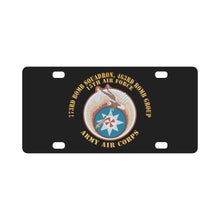 Load image into Gallery viewer, AAC - 773rd Bomb Squadron, 463rd Bomb Group - 15th AF X 300 Classic License Plate
