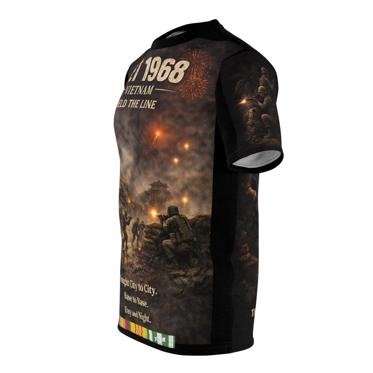 Tet 1968 Vietnam War Veterans' Tribute Tee | All Over Print