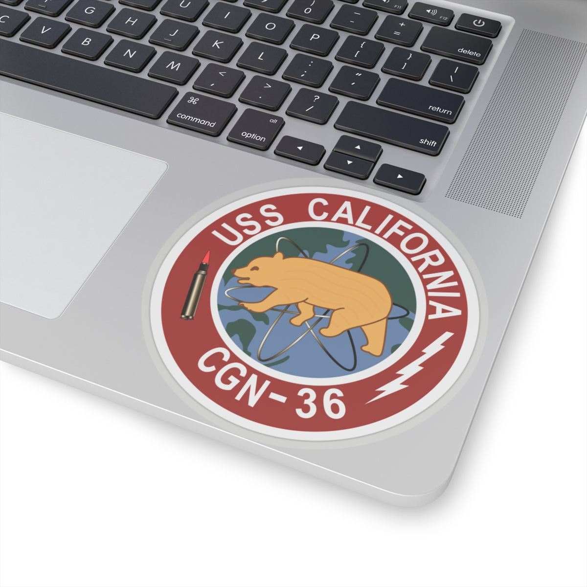 Kiss-Cut Stickers - Navy - USS California (CGN-36) wo Txt