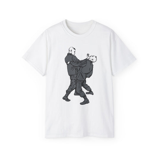 Unisex Ultra Cotton Tee - Palm-Heel Strike to Chin X 300